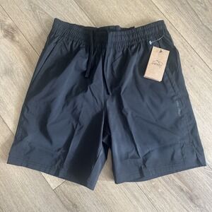 Unipro Trek Shorts Mens Qwick Dry Stretch Outdoor Activewear Black Small